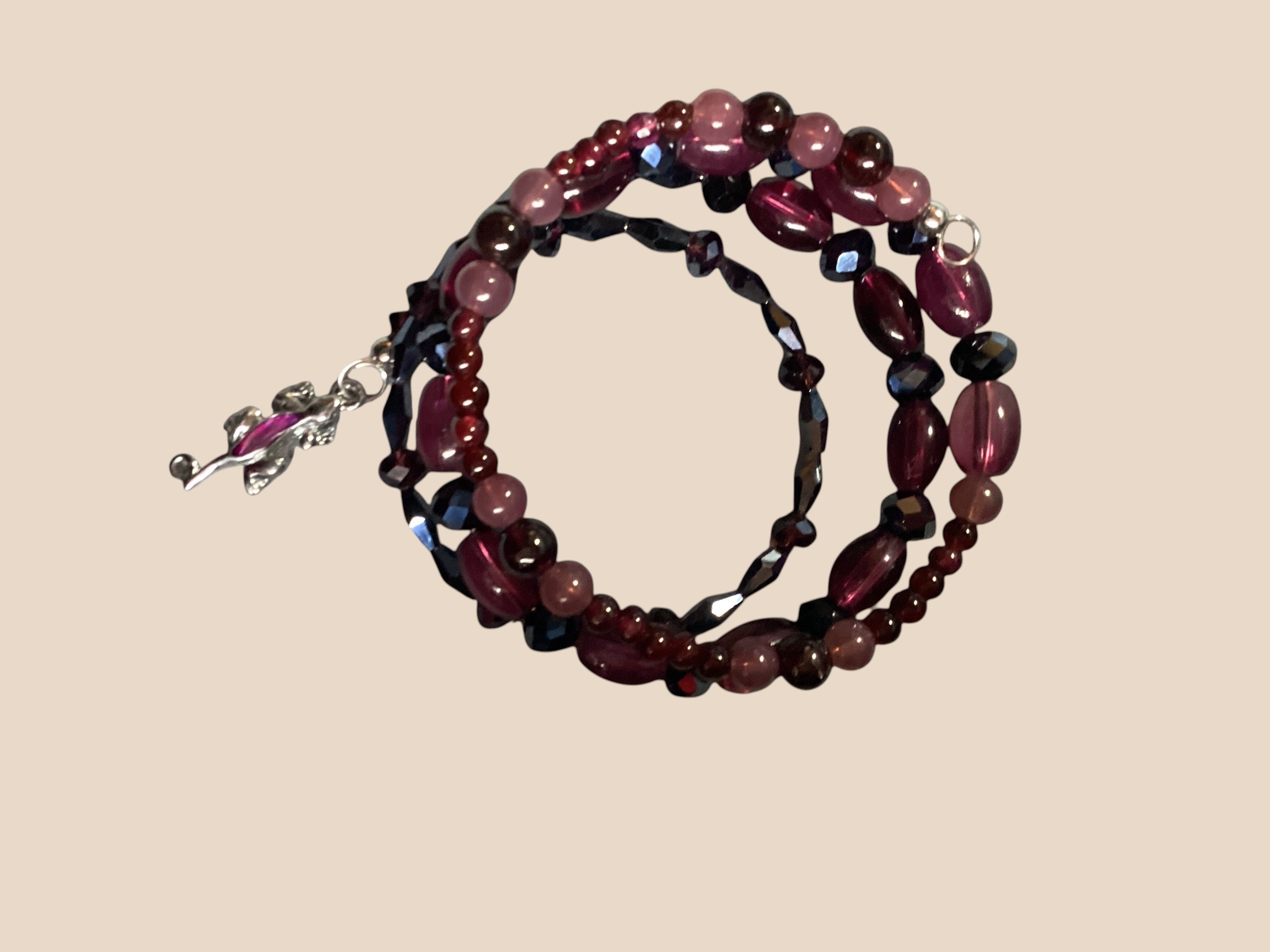 Beaded Wrap Bracelet With Animal Charm