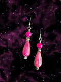 Elegant Beaded Teardrop Earrings