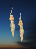 Elegant Beaded Tassel Drop Earrings