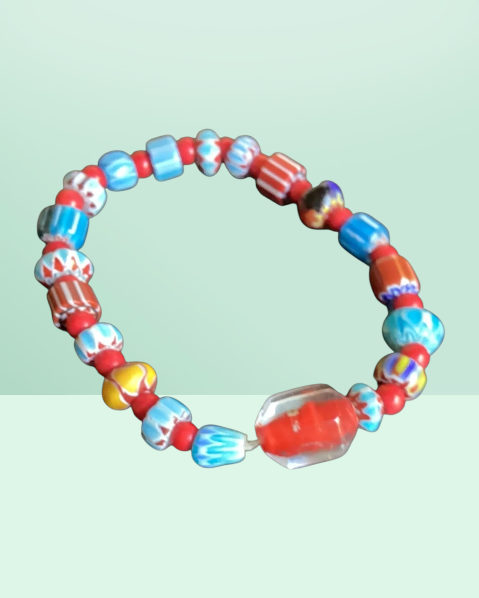 Artisan Beaded Stretch Bracelet