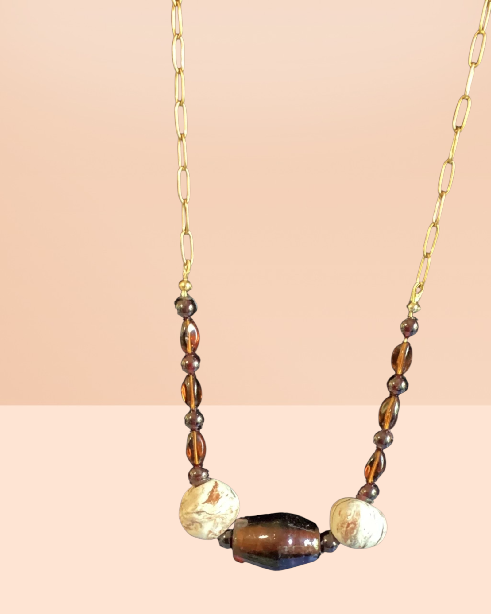 Beaded Statement Necklace