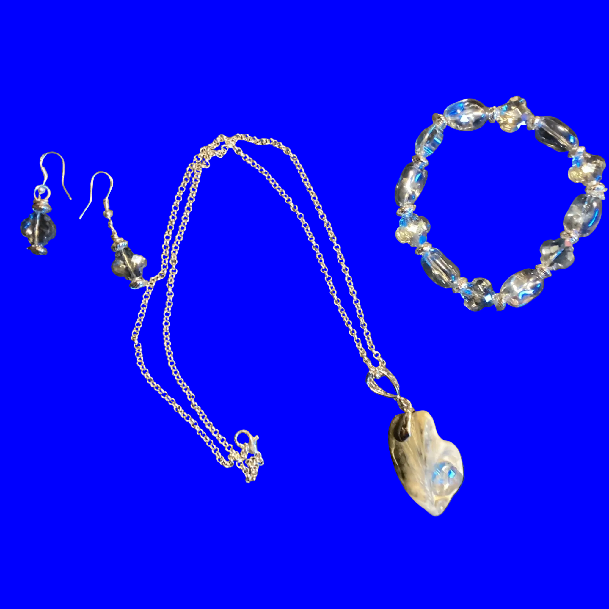 Crystal Bead Jewelry Set