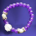 Beaded Bracelet With Charm Accents