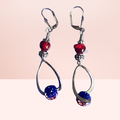 Sparkling Teardrop Dangle Earrings