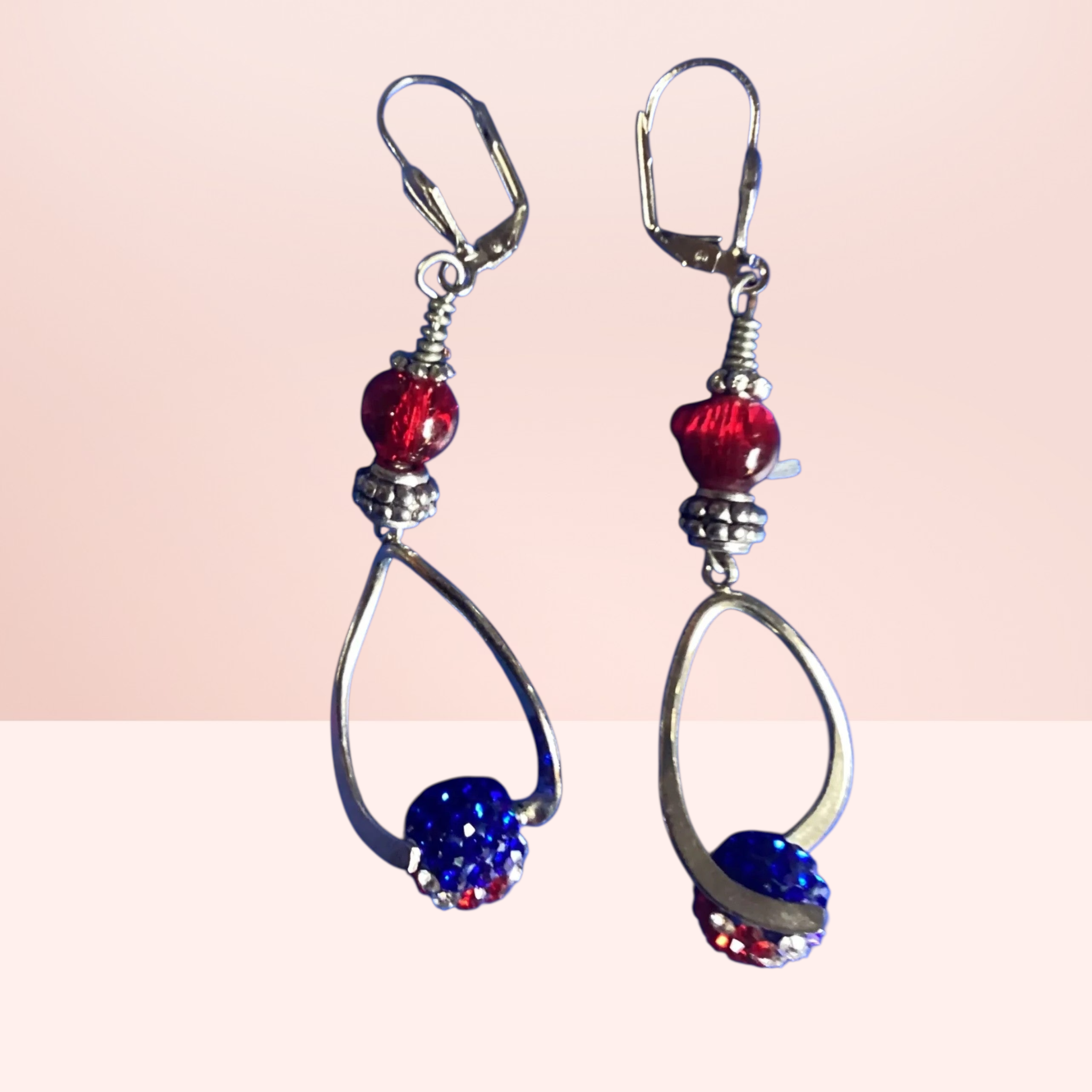 Sparkling Teardrop Dangle Earrings