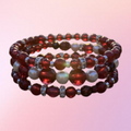 Sparkling Gemstone Wrap Bracelet