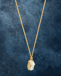 Desert Rose Crystal Macrame Necklace