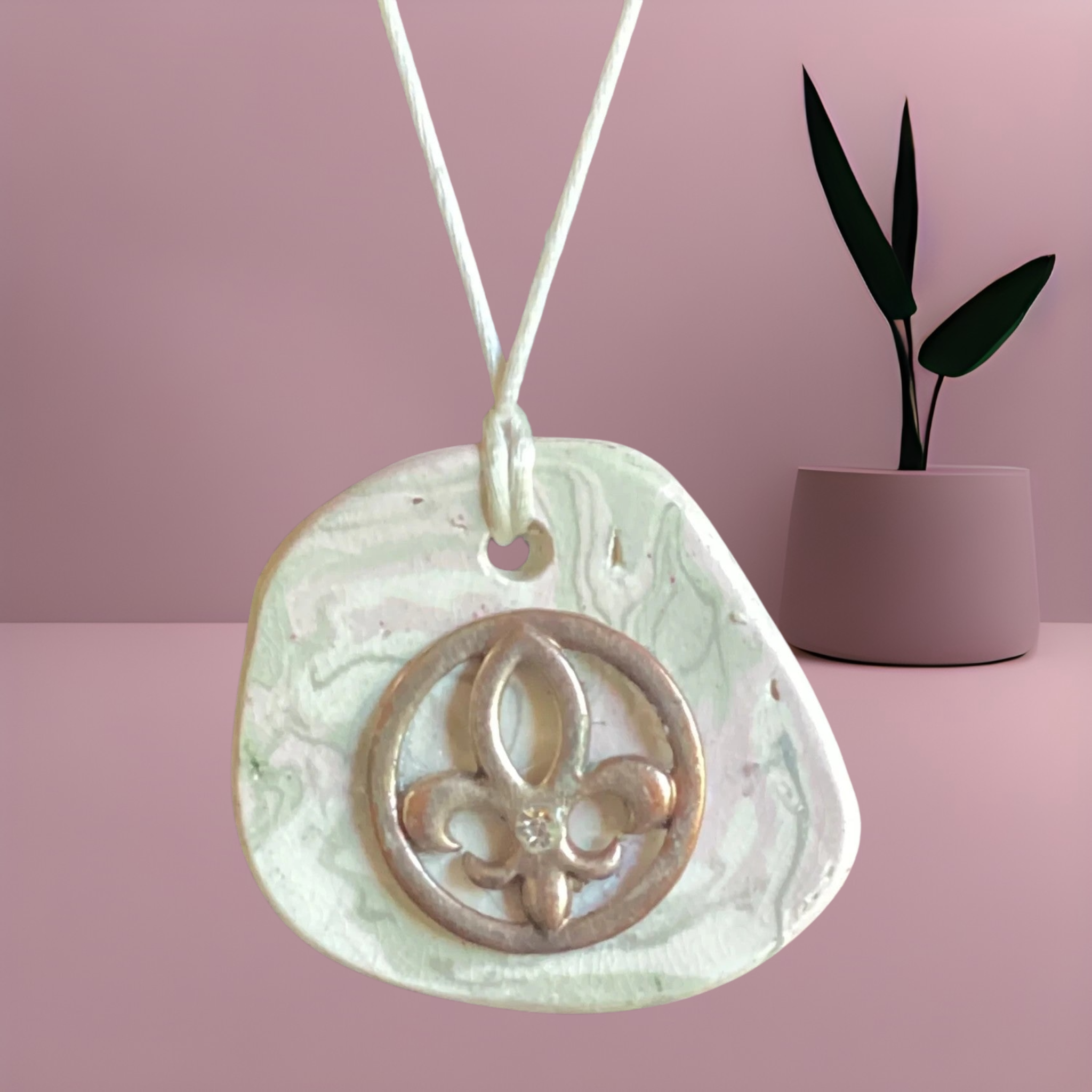 Fleur De Lis Pendant Necklace