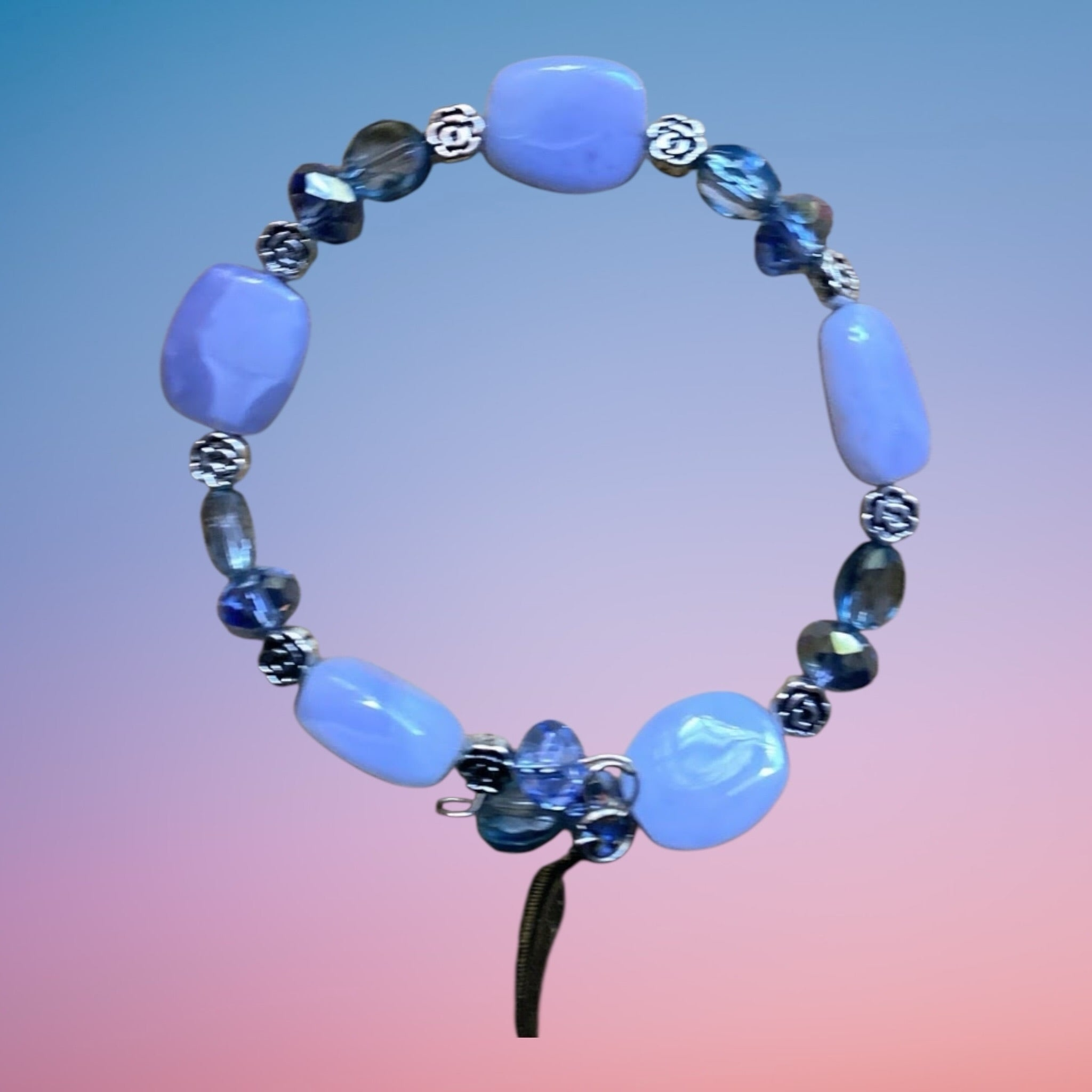 Beaded Necklace and Earring Set