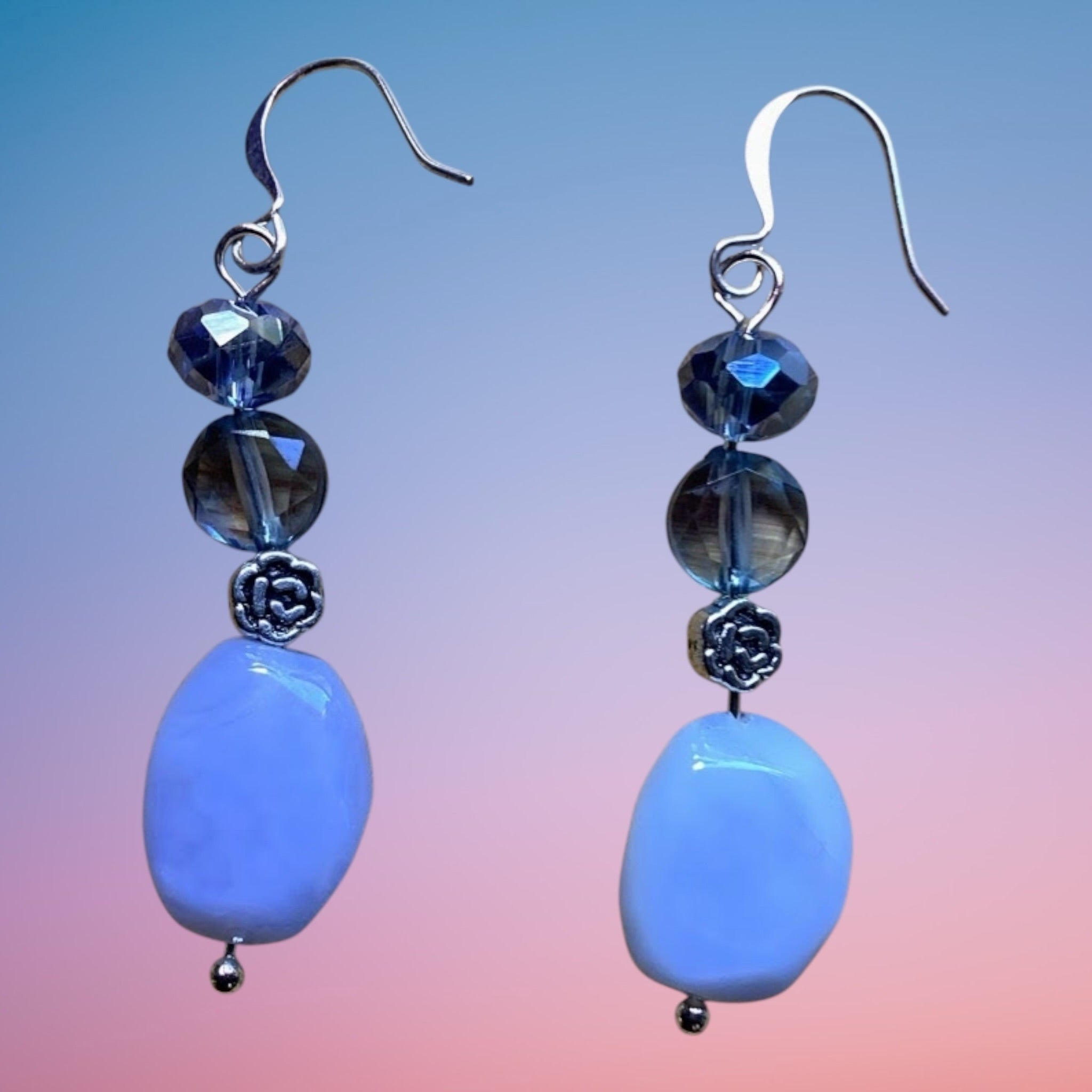 Beaded Necklace and Earring Set