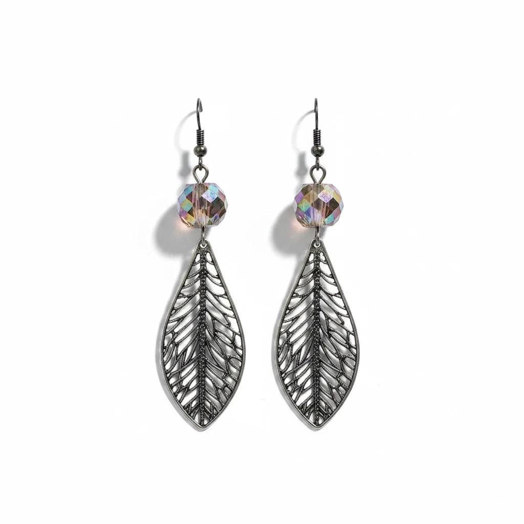 Ornate Filigree Drop Dangle Earrings